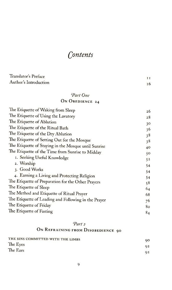 The Beginning of Guidance (Bidayat al-Hidaya)