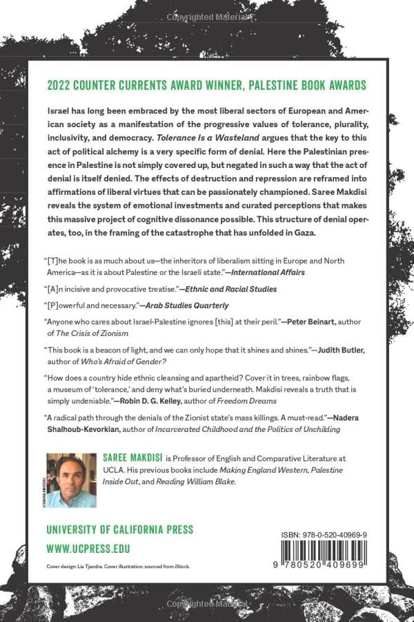 Tolerance Is a Wasteland: Palestine and the Culture of Denial