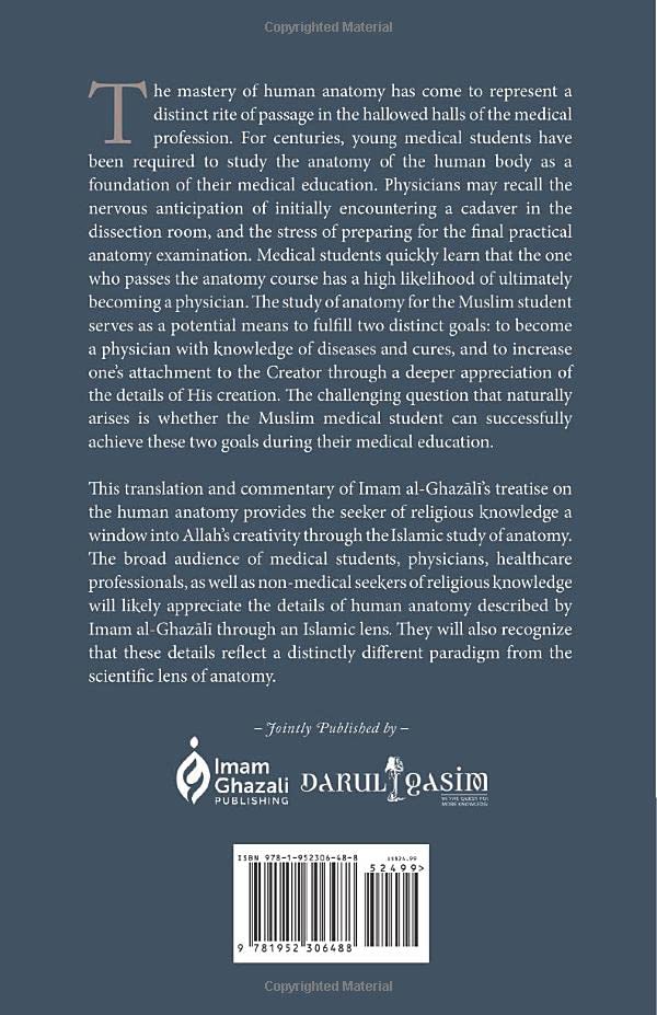 Back cover of a book with text and logos, featuring Darul Haqazli Publishing.