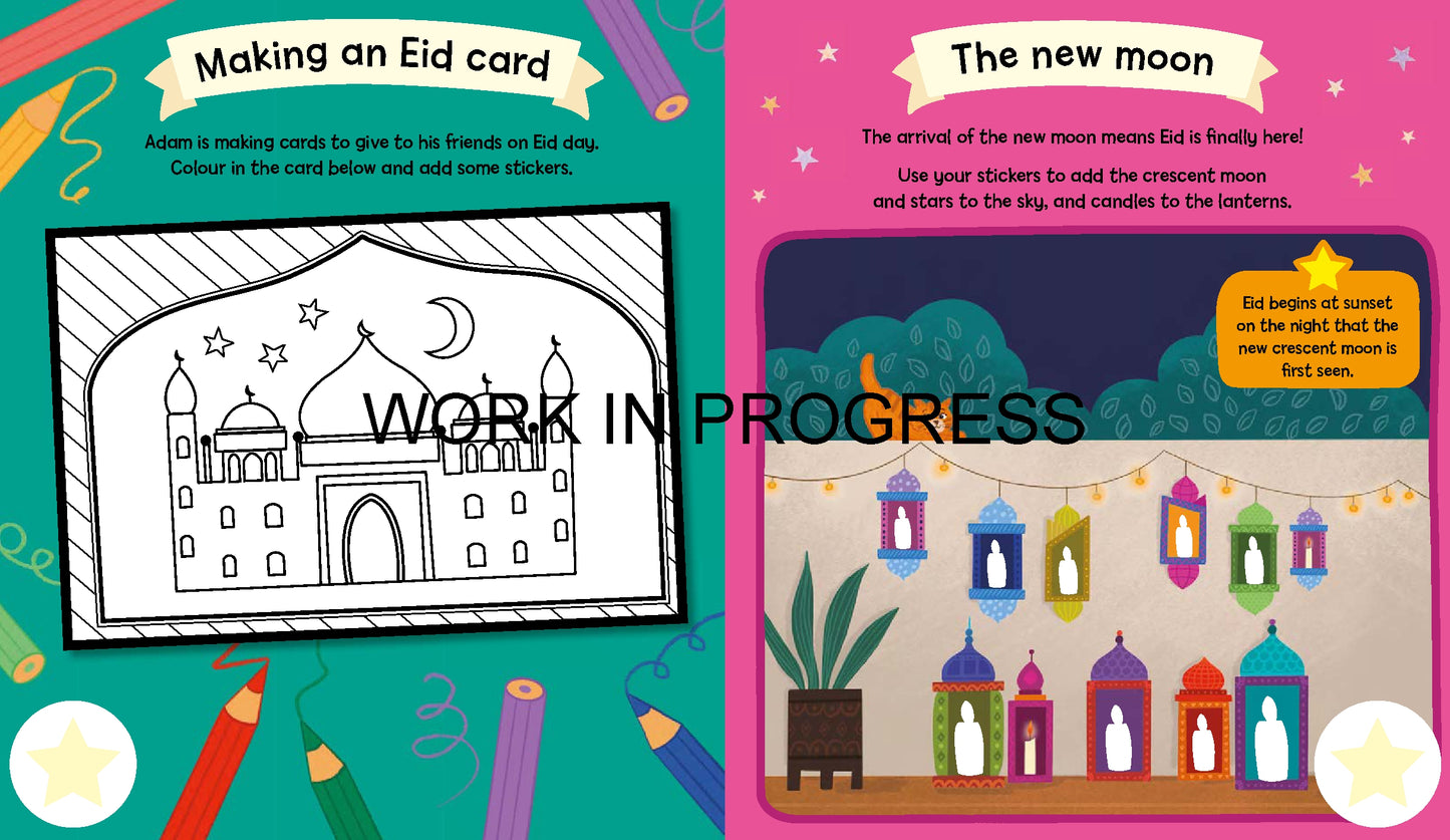 Happy Eid Sticker Activity Book