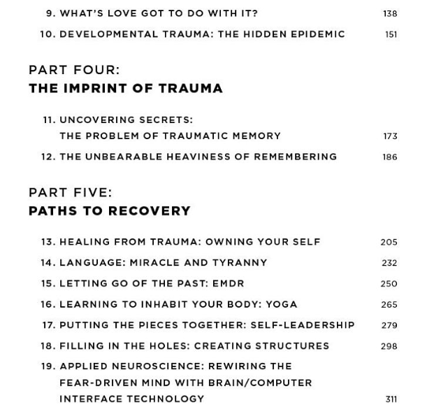 The Body Keeps the Score: Brain, Mind, and Body in the Healing of Trauma