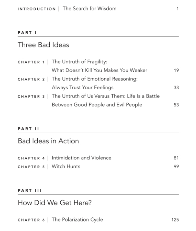 The Coddling of the American Mind: How Good Intentions and Bad Ideas Are Setting Up a Generation for Failure