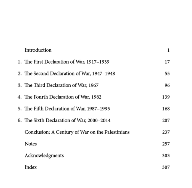 The Hundred Years' War On Palestine
