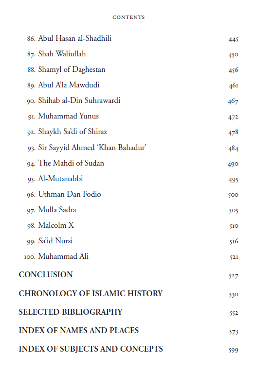The Muslim 100: The Lives, Thoughts and Achievements of the Most Influential Muslims in History