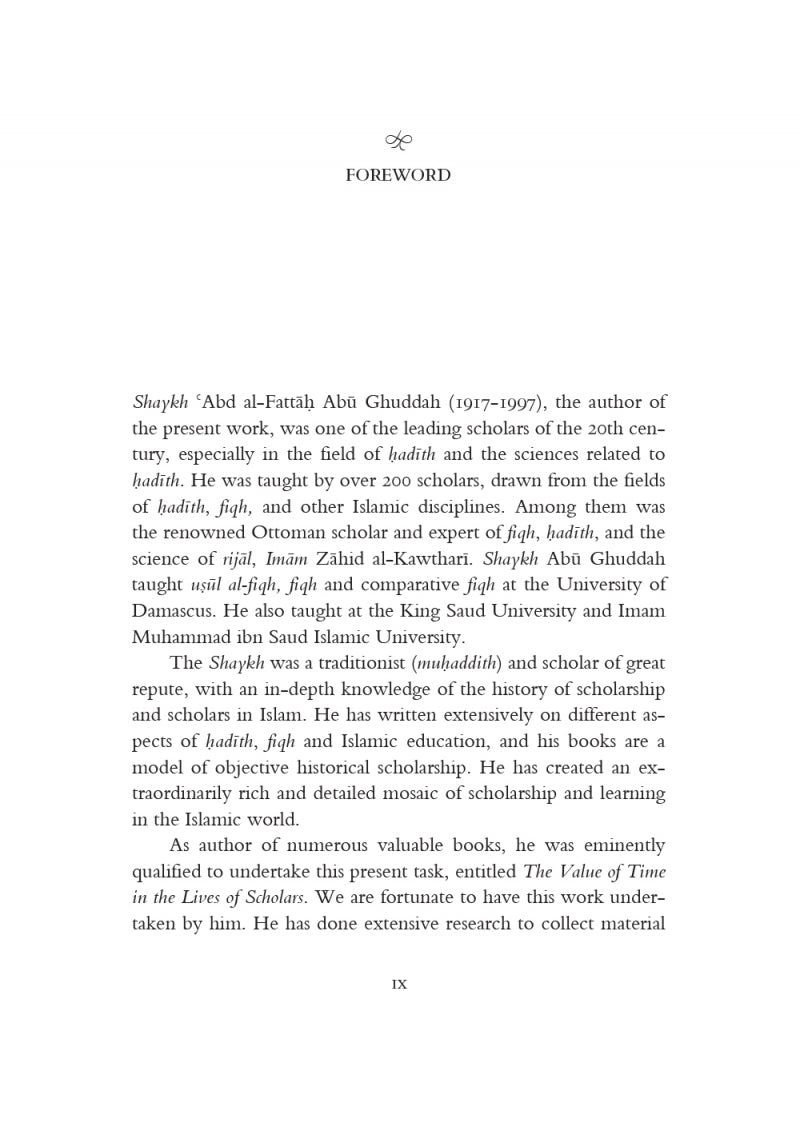 The Value of Time