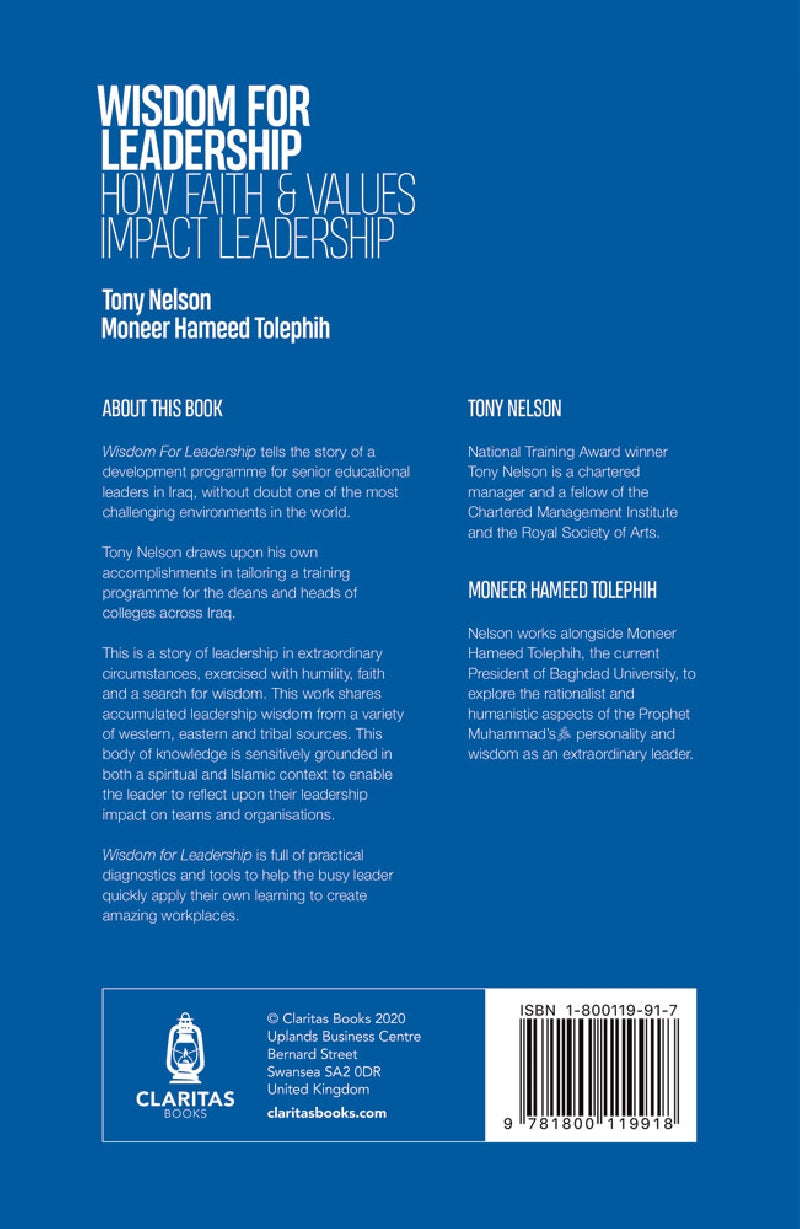 Wisdom For Leadership: Faith, Values and High Performance