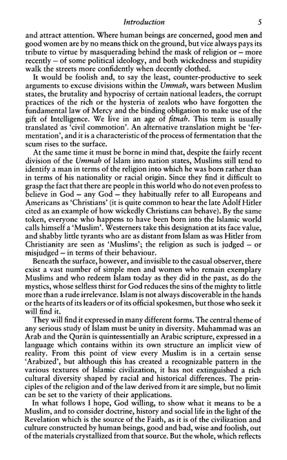 Islam and the Destiny of Man