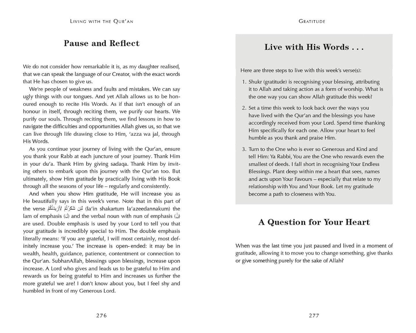 Living with the Qur'an: A 52 week guide