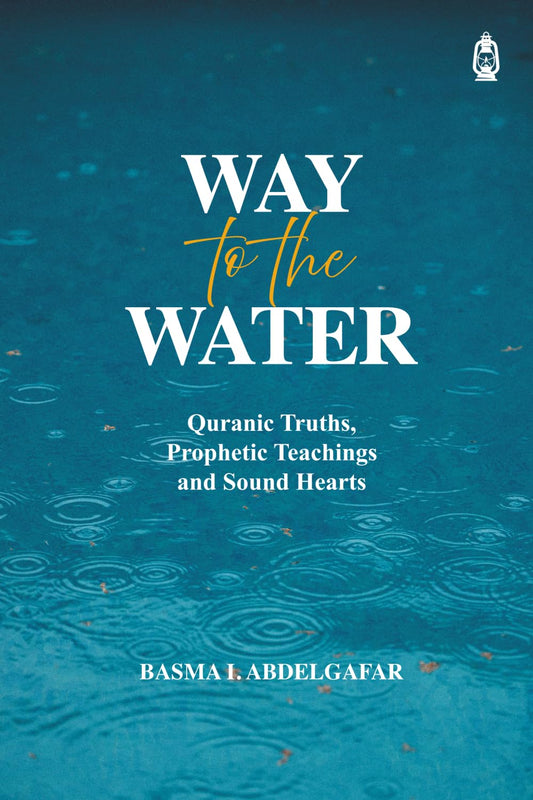 Book cover of 'Way to the Water' with a blue background and water ripples.