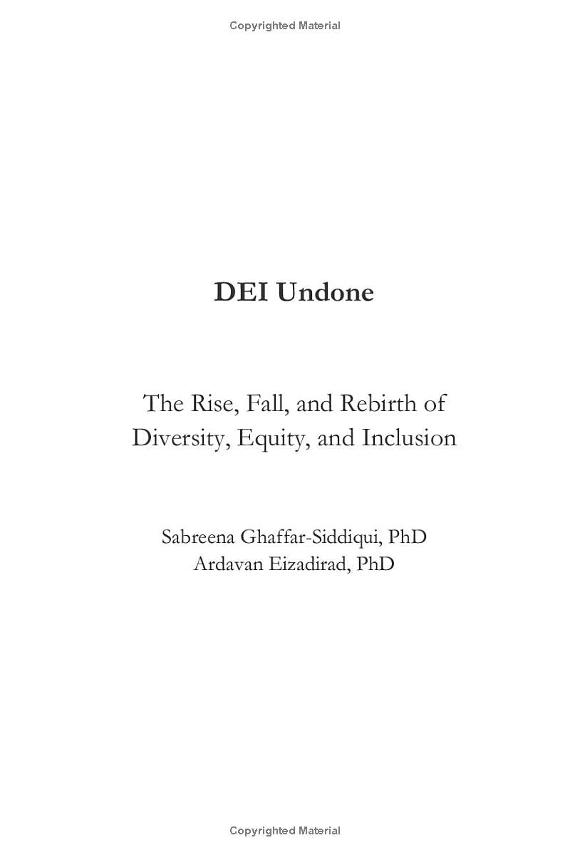 DEI Undone: The Rise, Fall, and Rebirth of Diversity, Equity, and Inclusion