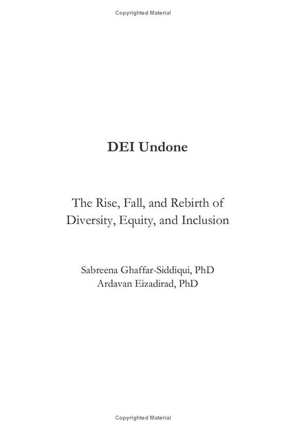 DEI Undone: The Rise, Fall, and Rebirth of Diversity, Equity, and Inclusion