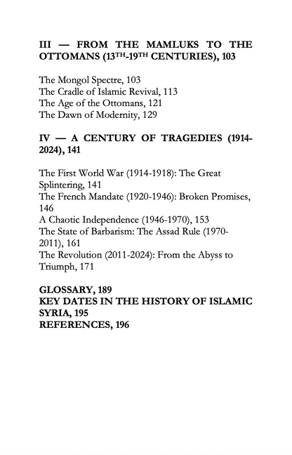 A Short History of Islamic Syria