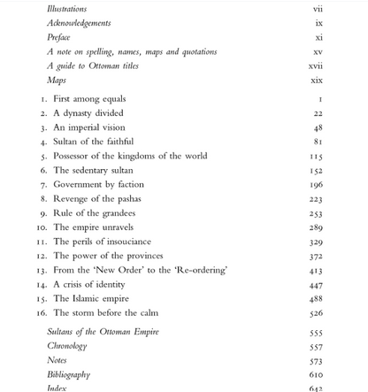 Table of Contents - Osman's Dream