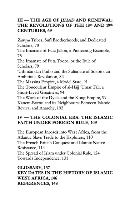 A Short History of Islamic West Africa