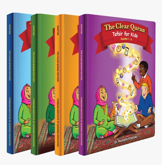 The Clear Quran for Kids: Complete 4-Volume Set