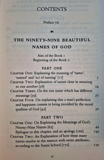 Al-Ghazali on the Ninety-nine Beautiful Names of God